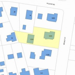 1099 Walnut St, Newton, MA 02461 plot plan