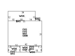 547 Ward St, Newton, MA 02459 floor plan