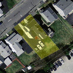 54 Lincoln Rd, Newton, MA 02458 aerial view