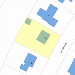 28 Clearwater Rd, Newton, MA 02462 plot plan