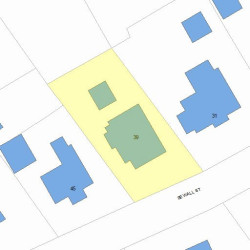 39 Sewall St, Newton, MA 02465 plot plan