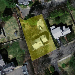 17 Richfield Rd, Newton, MA 02465 aerial view