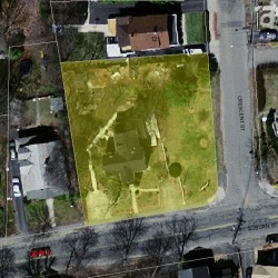 97 Auburn St, Newton, MA 02465 aerial view