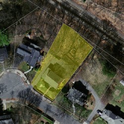 205 Dorset Rd, Newton, MA 02468 aerial view