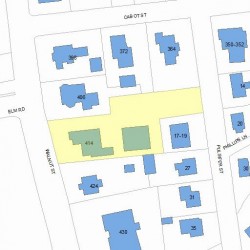 414 Walnut St, Newton, MA 02460 plot plan