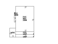 67 Church St, Newton, MA 02458 floor plan