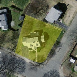 96 Nevada St, Newton, MA 02460 aerial view