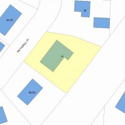 46 Wetherell St, Newton, MA 02464 plot plan