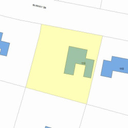 116 Fairway Dr, Newton, MA 02465 plot plan