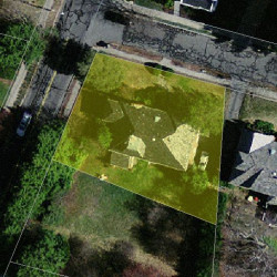 4 Kenilworth St, Newton, MA 02458 aerial view