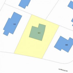 943 Commonwealth Ave, Newton, MA 02459 plot plan