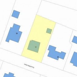 51 Pine Ridge Rd, Newton, MA 02468 plot plan