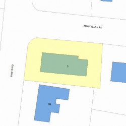 5 Mary Ellen Rd, Newton, MA 02468 plot plan