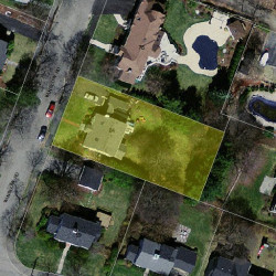 84 Winslow Rd, Newton, MA 02468 aerial view