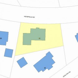 20 Mossfield Rd, Newton, MA 02468 plot plan