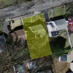 16 Rowena Rd, Newton, MA 02459 aerial view