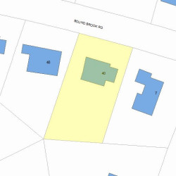 40 Bound Brook Rd, Newton, MA 02461 plot plan