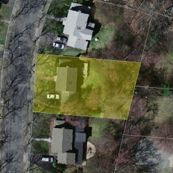 62 Judith Rd, Newton, MA 02459 aerial view