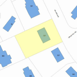 331 Upland Ave, Newton, MA 02461 plot plan