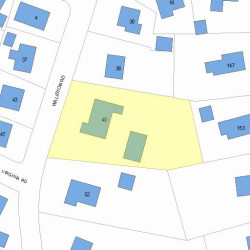 40 Williston Rd, Newton, MA 02466 plot plan