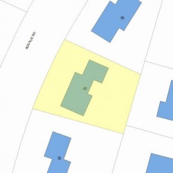 43 Rosalie Rd, Newton, MA 02459 plot plan