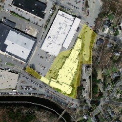 56 Christina St, Newton, MA 02461 aerial view