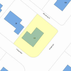 126 Spiers Rd, Newton, MA 02459 plot plan