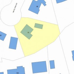 60 White Pine Rd, Newton, MA 02464 plot plan