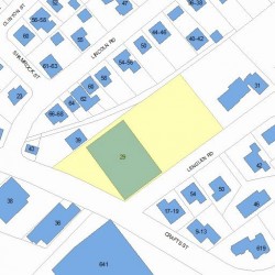 29 Crafts St, Newton, MA 02458 plot plan