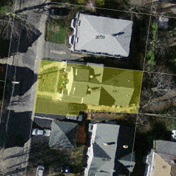 32 Emerson St, Newton, MA 02458 aerial view