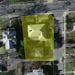 448 Ward St, Newton, MA 02459 aerial view