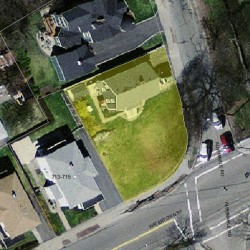 367 Albemarle Rd, Newton, MA 02460 aerial view