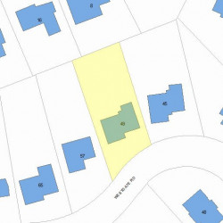 49 Westgate Rd, Newton, MA 02459 plot plan