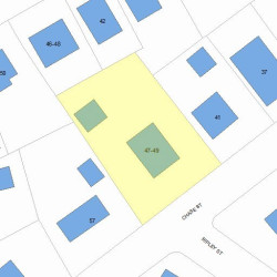 49 Chase St, Newton, MA 02459 plot plan