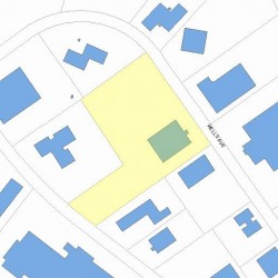 180 Wells Ave, Newton, MA 02459 plot plan