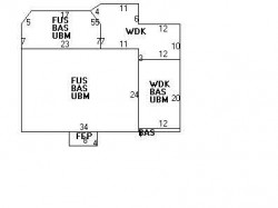 166 Ridge Ave, Newton, MA 02459 floor plan