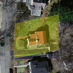 36 Tarleton Rd, Newton, MA 02459 aerial view