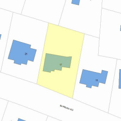 17 Barbara Rd, Newton, MA 02465 plot plan
