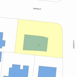 6 Garner St, Newton, MA 02459 plot plan