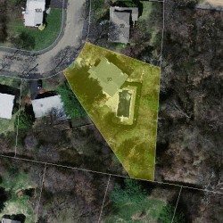 93 Andrew St, Newton, MA 02461 aerial view
