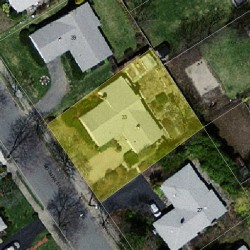 33 Mosman St, Newton, MA 02465 aerial view