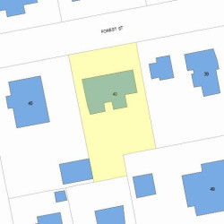 40 Forest St, Newton, MA 02461 plot plan