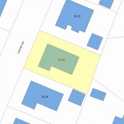 20 Crosby Rd, Boston, MA 02467 plot plan