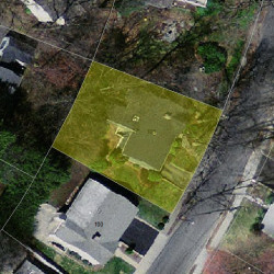 108 Elinor Rd, Newton, MA 02461 aerial view