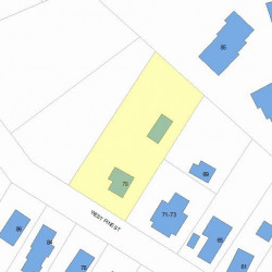 79 Pine St, Newton, MA 02466 plot plan