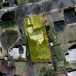 31 Larkin Rd, Newton, MA 02465 aerial view