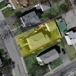 50 Farquhar Rd, Newton, MA 02460 aerial view