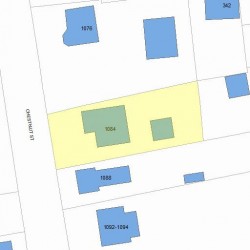 1084 Chestnut St, Newton, MA 02464 plot plan