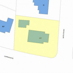 877 Commonwealth Ave, Newton, MA 02459 plot plan