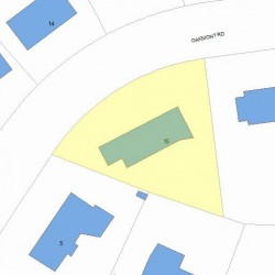 15 Oakmont Rd, Newton, MA 02459 plot plan